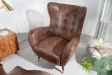 Fauteuil à bascule design scandinave coloris bleu claire Fauteuil |...