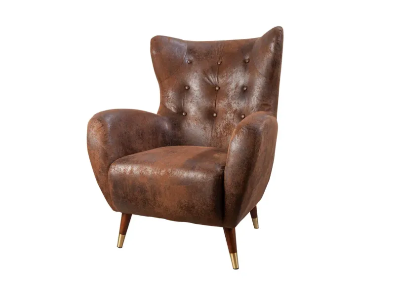 Fauteuil à bascule design scandinave coloris bleu claire Fauteuil |...