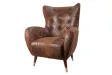 Fauteuil à bascule design scandinave coloris bleu claire Fauteuil |...