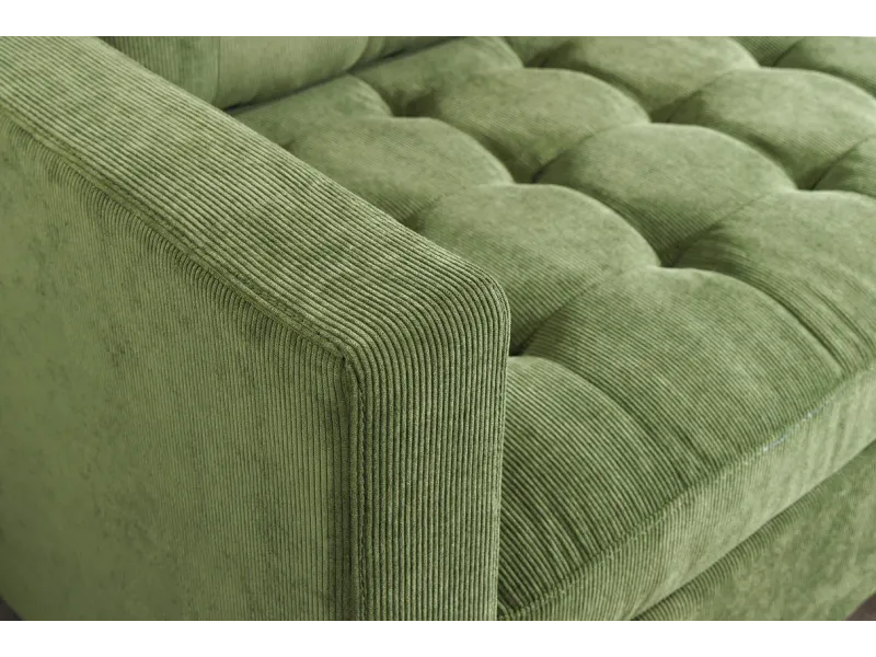 Canapé d'angle en velours coloris gris pas cher