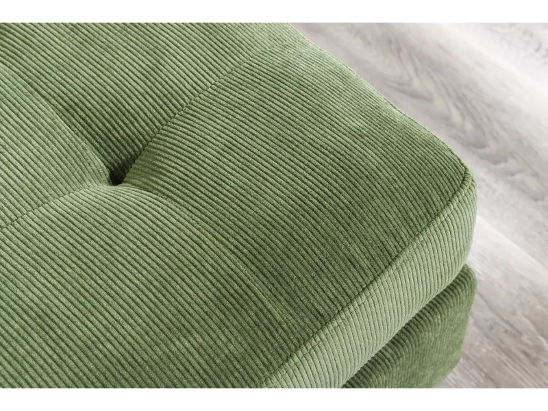 Canapé d'angle en velours coloris gris pas cher