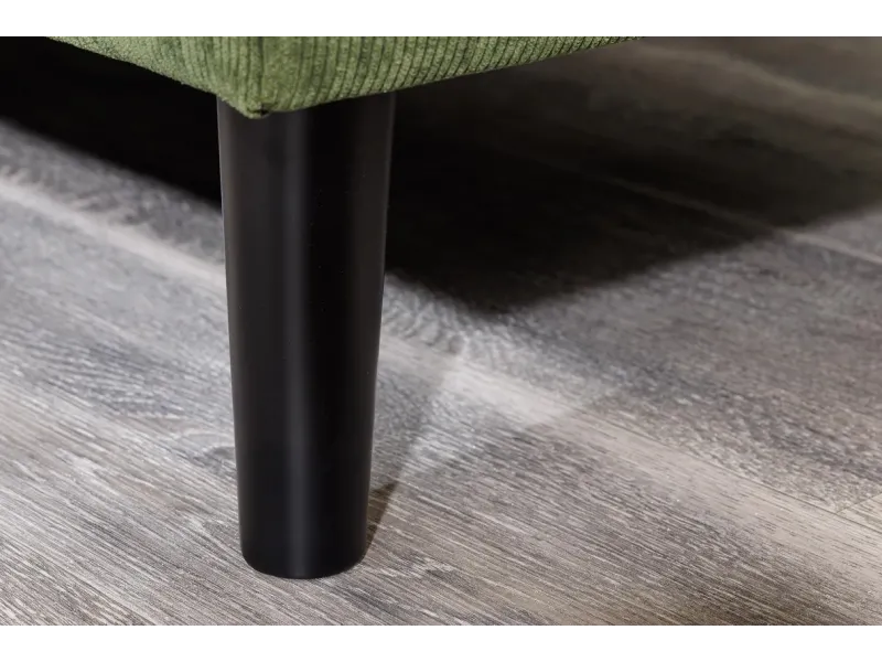 Canapé d'angle en velours coloris gris pas cher