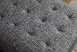 Canapé d'angle en velours coloris gris pas cher