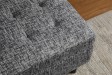 Canapé d'angle en velours coloris gris pas cher