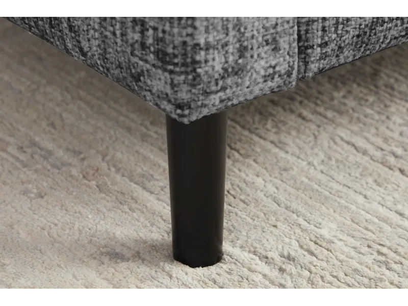 Canapé d'angle en velours coloris gris pas cher