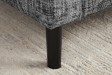 Canapé d'angle en velours coloris gris pas cher