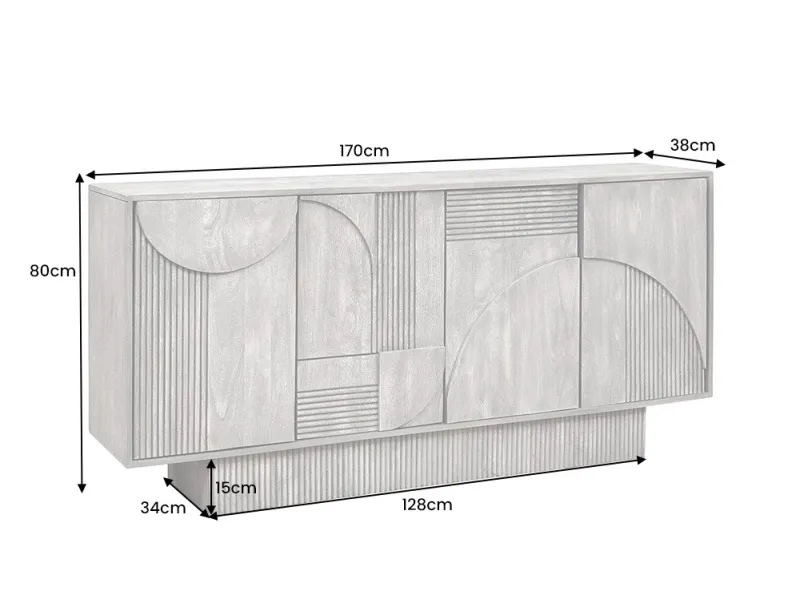 Buffet, Bahut et enfilade pas cher en bois massif  | LIVRAISON GRAT...