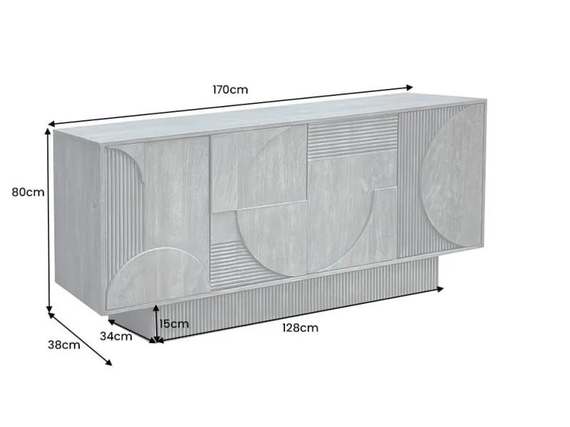 Buffet, Bahut et enfilade pas cher en bois massif  | LIVRAISON GRAT...