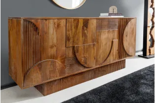 Buffet ART DÉCO 170 cm brun | Buffet moderne en bois massif – Adenia Home