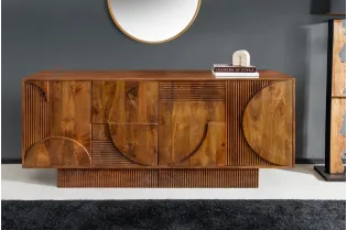 Buffet ART DÉCO 170 cm brun | Buffet moderne en bois massif – Adenia Home 2