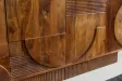 Buffet ART DÉCO 170 cm brun | Buffet moderne en bois massif – Adenia Home