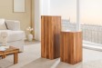 Pilier décoratif COLUMNA 75 cm – Acacia marron naturel
