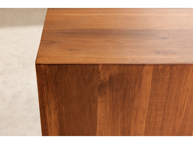 Pilier décoratif COLUMNA 75 cm – Acacia marron naturel