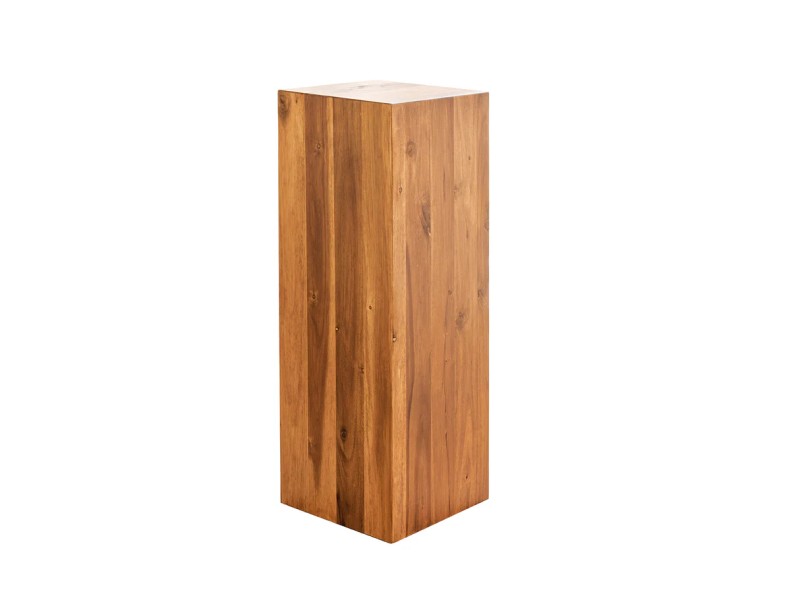 Pilier décoratif COLUMNA 75 cm – Acacia marron naturel