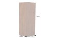 Pilier décoratif COLUMNA 75 cm – Acacia marron naturel