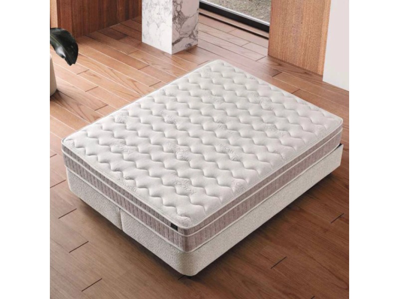 Boxspring COMO 160 × 200 cm – Coffre de rangement + Matelas inclus