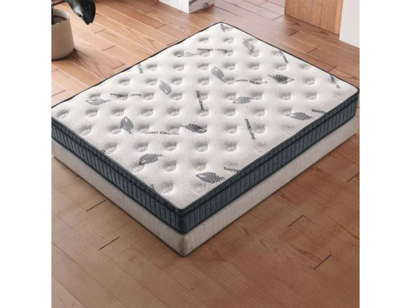 Boxspring LOFT 180 × 200 cm – Coffre de rangement + Matelas inclus