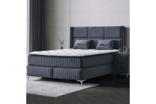 Boxspring Bella 180×200 cm – Coffre intégré & Matelas inclus 2