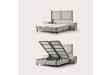 Boxspring DIANA 160×200 cm – Coffre de rangement + Matelas inclus