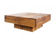 Table basse contemporaine |Table basse 60 cm en bois d'acacia color...