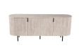 "Buffet Lagos 200 cm – Profitez d'un Grand Rangement Design et Pratique"| Bois Foncé Chic
