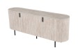 "Buffet Lagos 200 cm – Profitez d'un Grand Rangement Design et Pratique"| Bois Foncé Chic