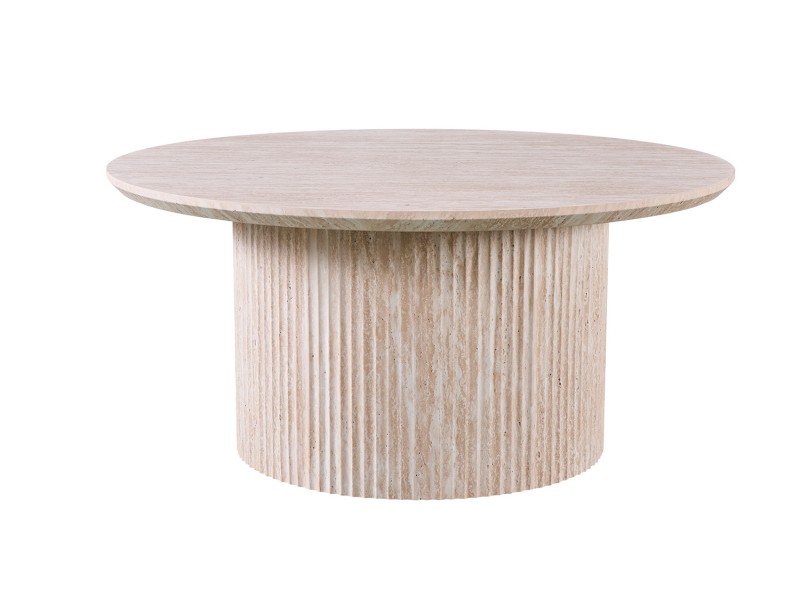 Table basse contemporaine |Table basse avec 6 poufs encastrable, ve...