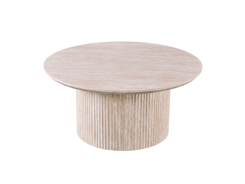 Table basse contemporaine |Table basse avec 6 poufs encastrable, ve...