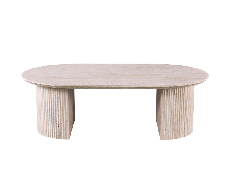 Table basse contemporaine |Table basse avec 6 poufs encastrable, ve...