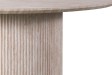 Table LAGOS 120 cm Ronde – Décor Travertin Beige