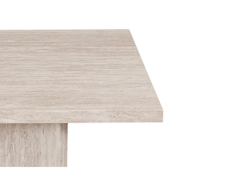 Table basse contemporaine |Table basse avec 6 poufs encastrable, ve...