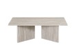 Table basse contemporaine |Table basse avec 6 poufs encastrable, ve...