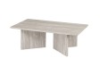 Table basse contemporaine |Table basse avec 6 poufs encastrable, ve...