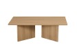 Table basse contemporaine |Table basse avec 6 poufs encastrable, ve...
