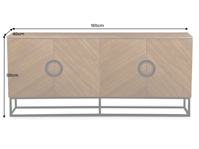 Buffet, Bahut et enfilade pas cher en bois massif  | LIVRAISON GRAT...