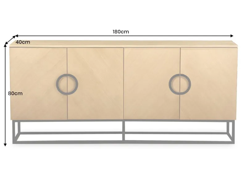 Buffet, Bahut et enfilade pas cher en bois massif  | LIVRAISON GRAT...