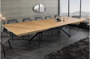 Table extensible GIANT 200–320 cm chêne naturel | Adenia Home