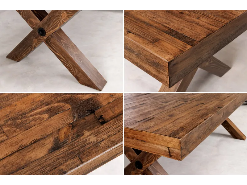 Table à manger GOLIATH 210 cm pin naturel | Adenia Home