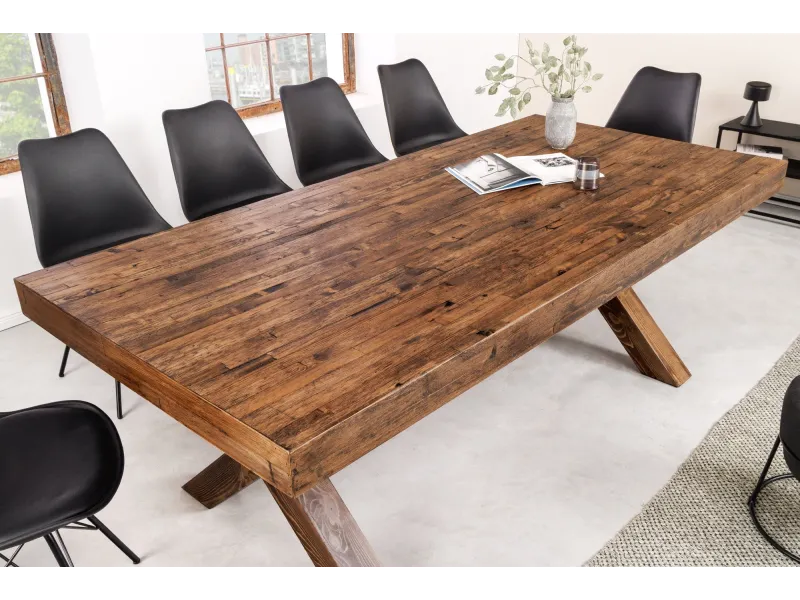 Table à manger GOLIATH 210 cm pin naturel | Adenia Home