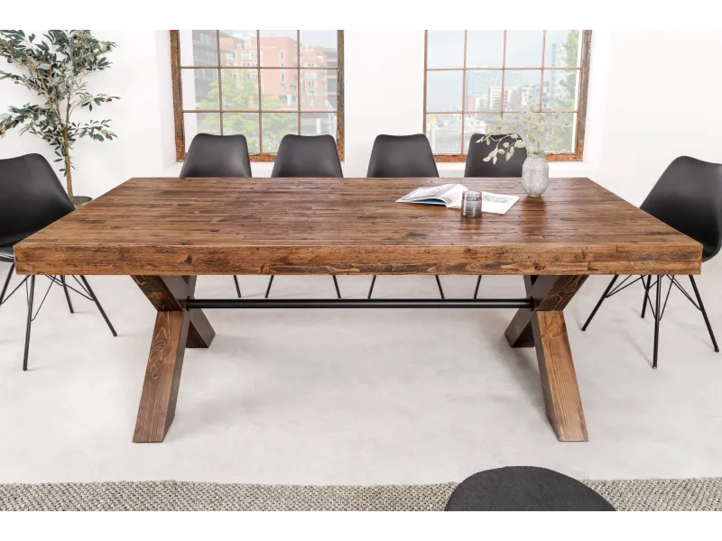 Table à manger GOLIATH 210 cm pin naturel | Adenia Home