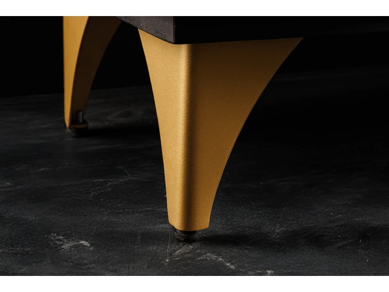 Buffet design minimale en bois massif coloris naturelle 165cm pas cher