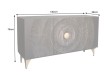 Buffet design minimale en bois massif coloris naturelle 165cm pas cher