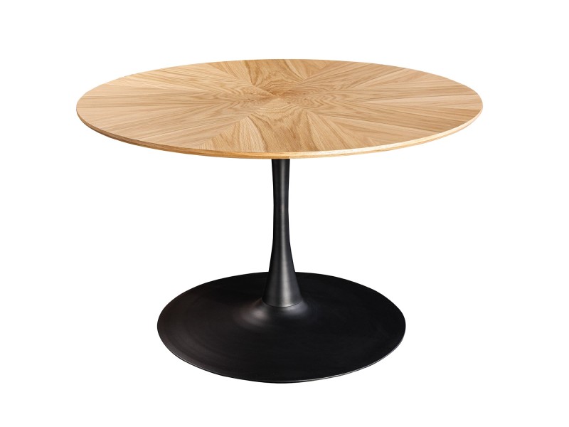 Table ronde ATELIER 120 cm chêne naturel | Adenia Home