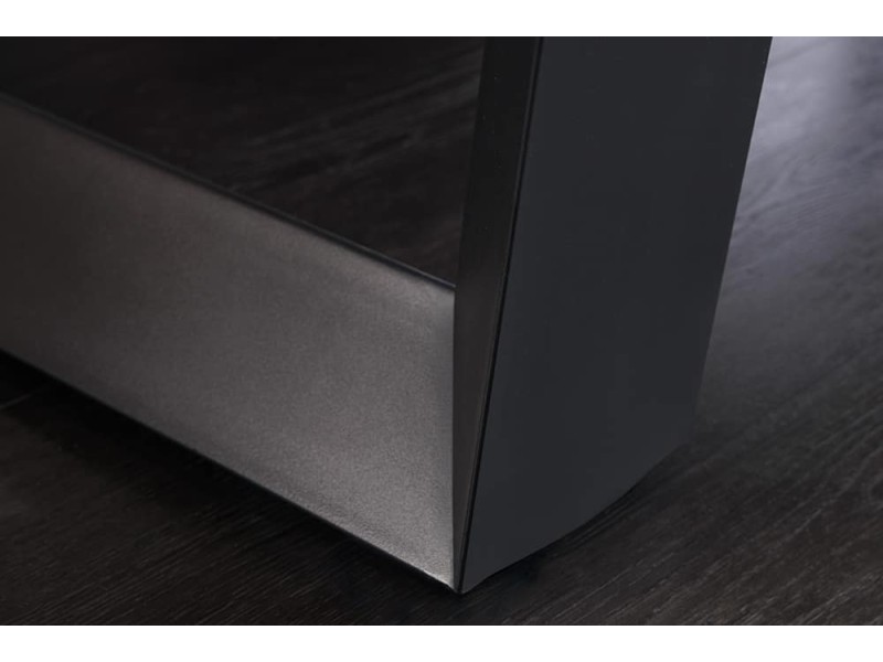 Table ZEUS 210 cm chêne naturel U métal noir | Adenia Home