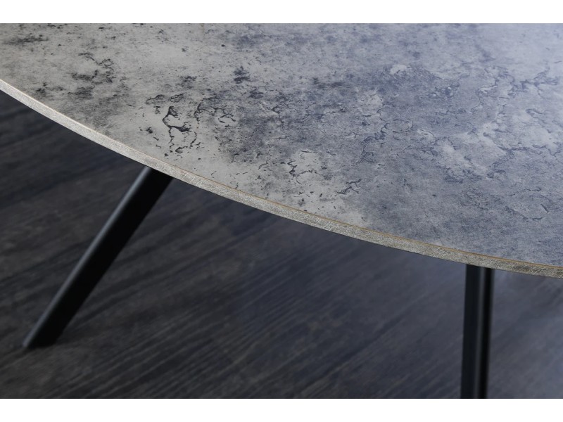 Table ronde ATELIER 120 cm béton gris | Adenia Home