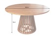 Table ronde MAISON JADE 140 cm acacia naturel | Adenia Home