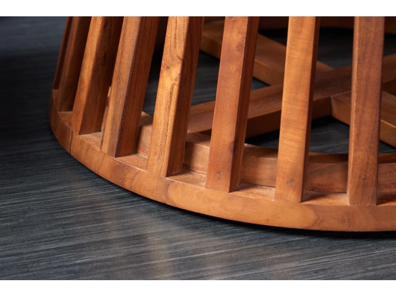 Table ronde MAISON JADE 140 cm acacia naturel | Adenia Home