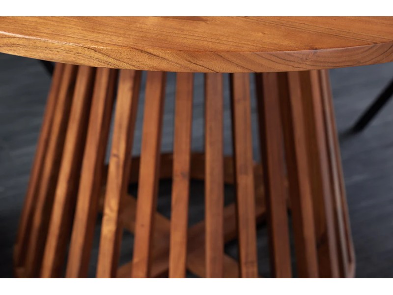 Table ronde MAISON JADE 140 cm acacia naturel | Adenia Home