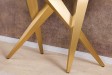 Console design scandinave coloris blanc et chêne naturel avec 2 tiroirs pas cher Console design scandinave coloris blanc et chêne naturel avec 2 tiroirs pas cher