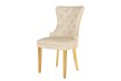 Fauteuil baroque en velours gris style capitonné Chaises de salle à... Fauteuil baroque en velours gris style capitonné Chaises de salle à...